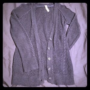 Aeropostale Navy boyfriend cardigan